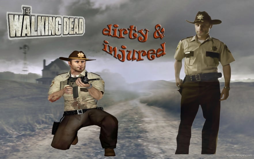 TWD Officer Rick Grimes (Season 1) - dirty & injured