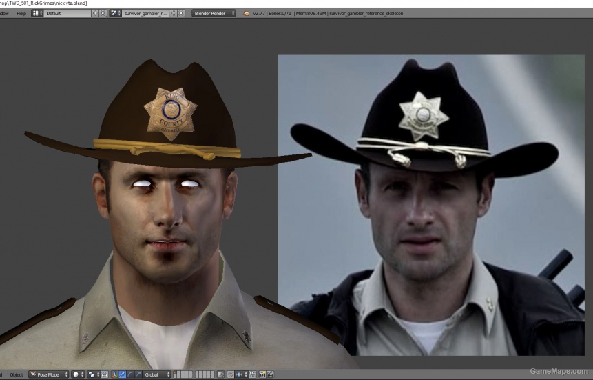 TWD Officer Rick Grimes (Season 1)