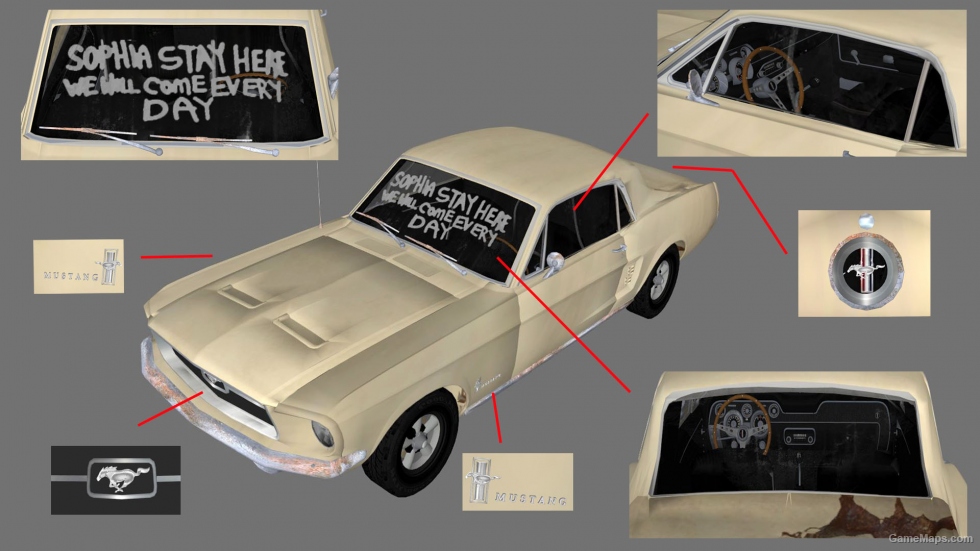 TWD Sophia Message Car (Season 2)