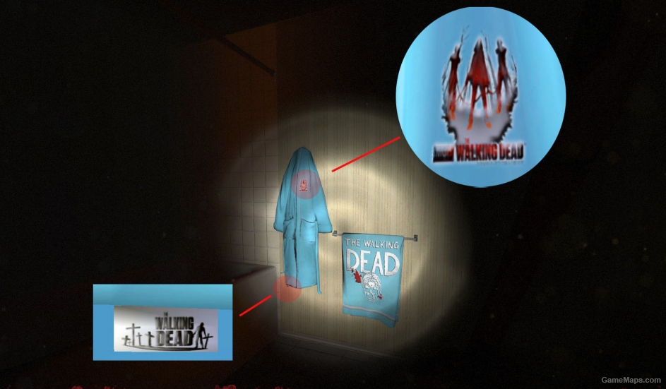 TWD Towels + Hanging Robes (HD + Random)