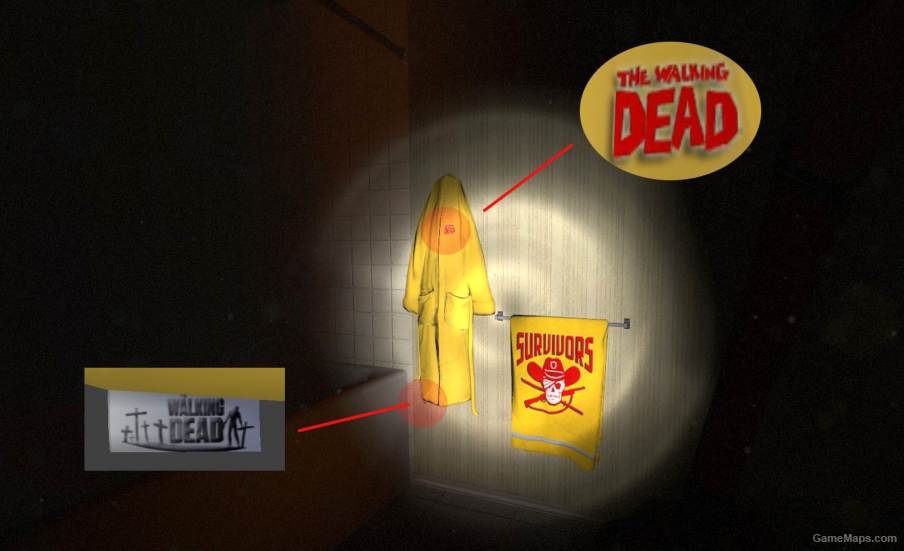TWD Towels + Hanging Robes (HD + Random)