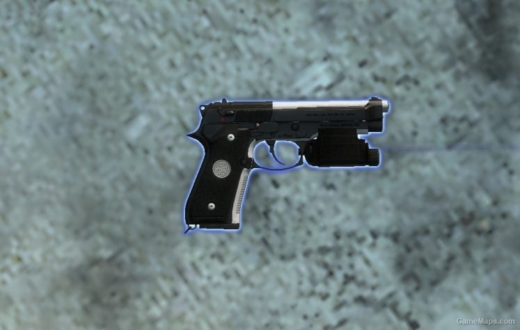 Two tone M9 Beretta (Black/Silver)