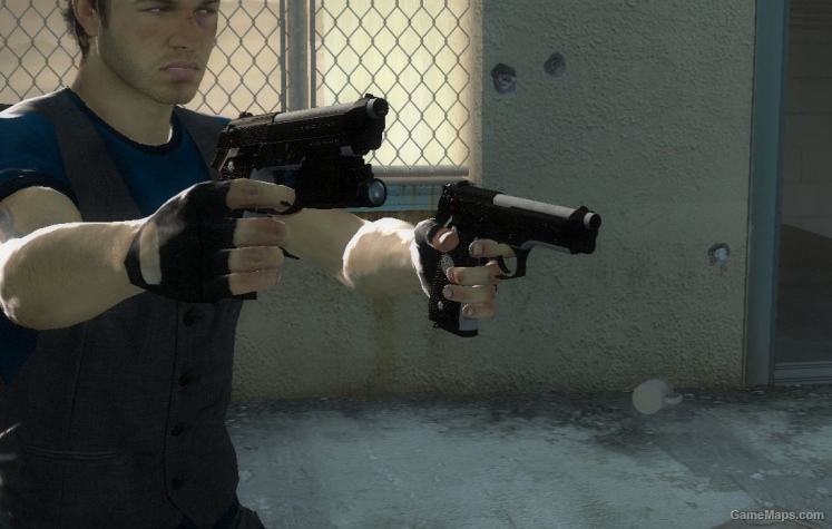 Two tone M9 Beretta (Black/Silver)