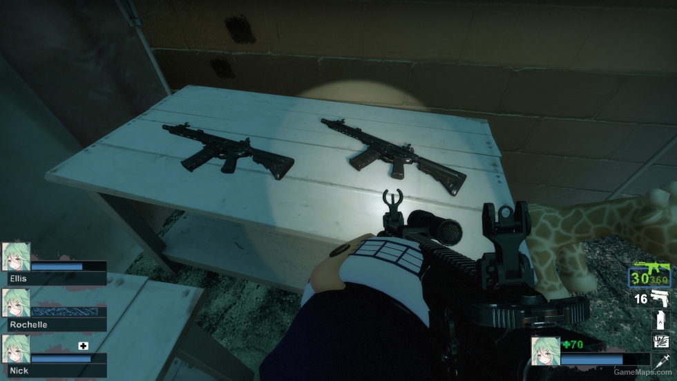TX15 MPC SBR (M16A2) black Skin
