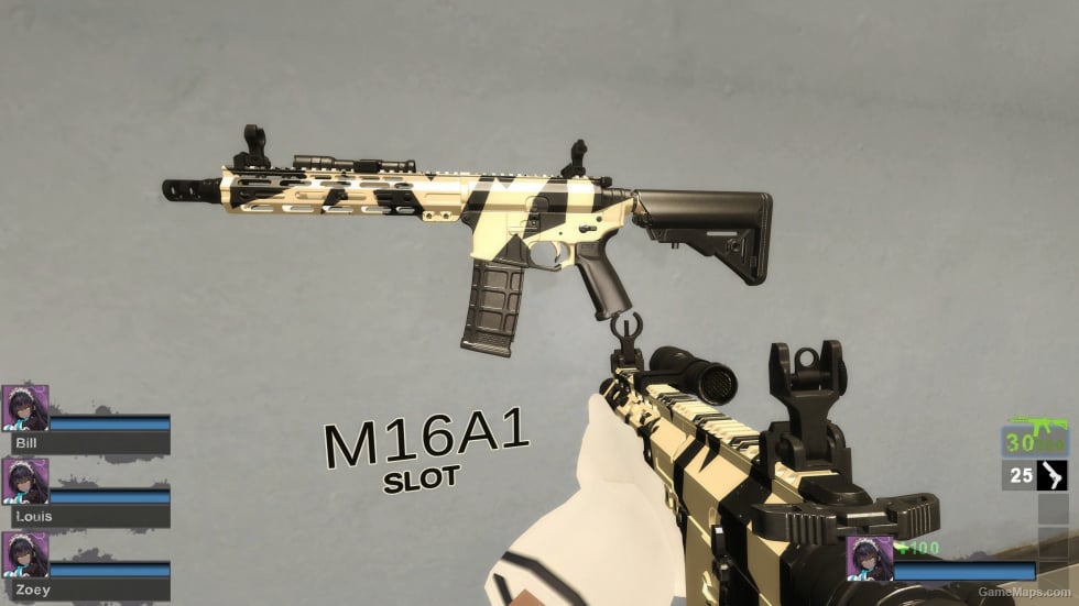 TX15 MPC SBR (M16A2) gold Skin