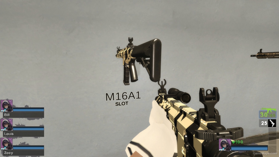 TX15 MPC SBR (M16A2) gold Skin