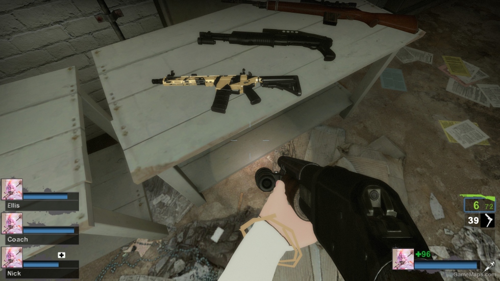 TX15 MPC SBR (M16A2) gold Skin
