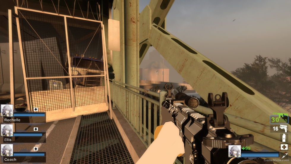 TX15 MPC SBR (M16A2) white Skin