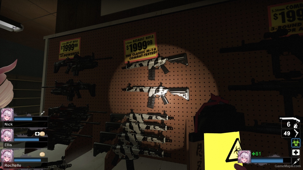 TX15 MPC SBR (M16A2) white Skin