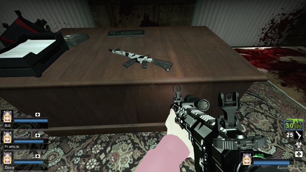 TX15 MPC SBR (M16A2) white Skin