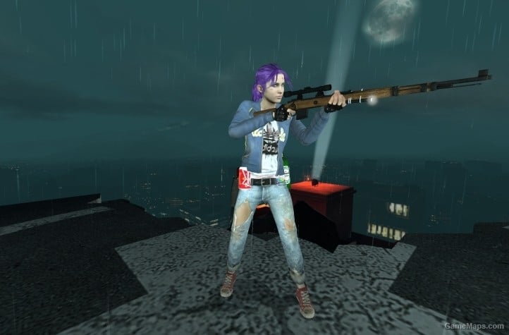 UCLA college Zoey Mod for Left 4 Dead 2 GameMaps
