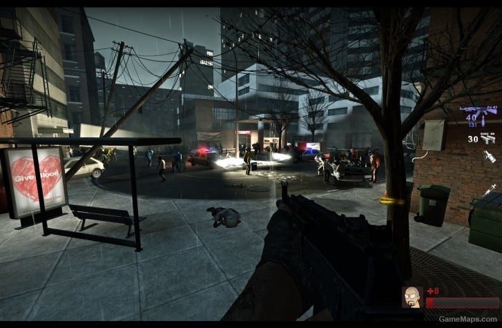 Undead Overrun- A Mutation - Believe it or not, I actually snuck my way through here into the hospital. Undead Overrun- A Mutation