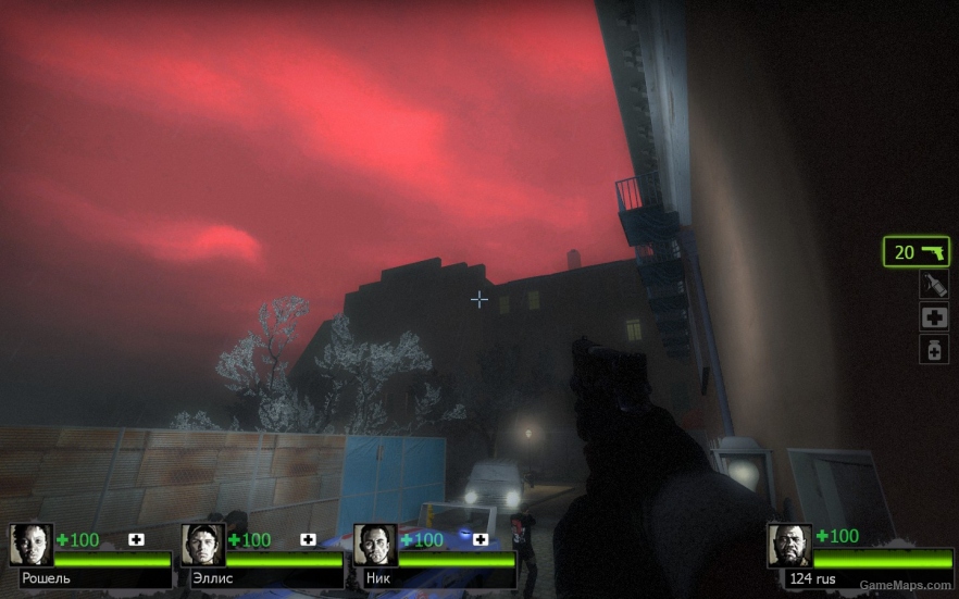Under a blood red sky...