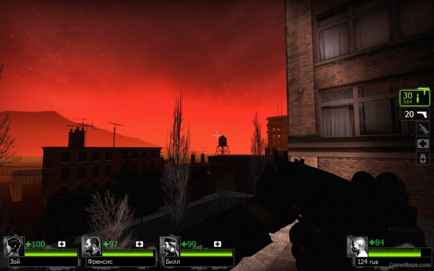 Under a blood red sky...