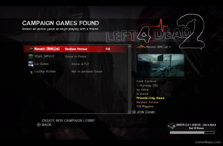 Urik Game Menu