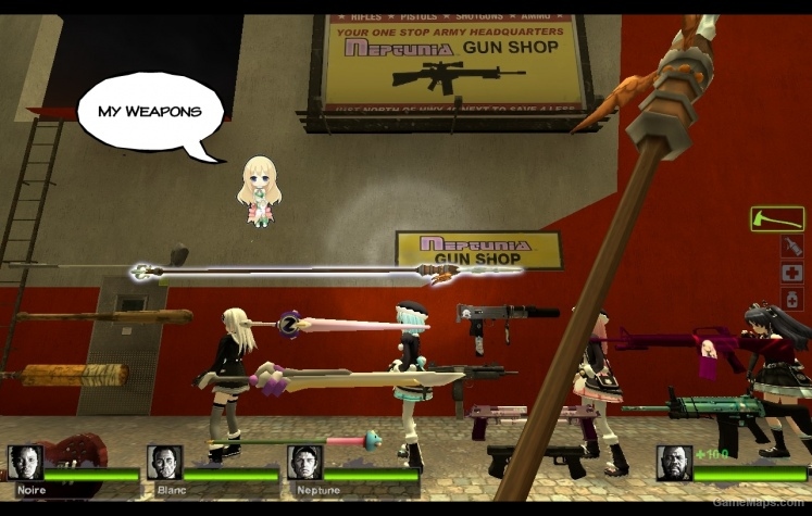 Vert Spear (Hyperdimension Neptunia) - There!!! A Spear Vert Spear (Hyperdimension Neptunia)