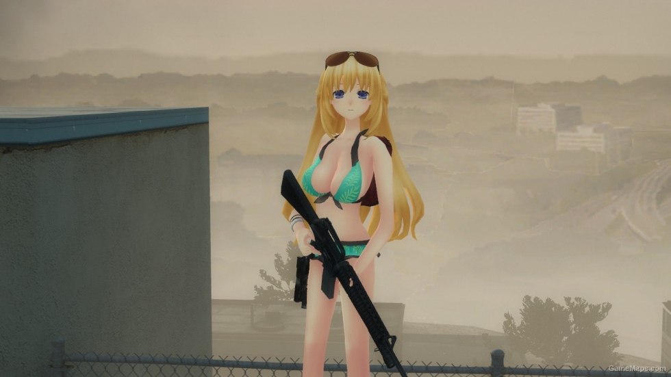 Vert Swimsuit (Neptunia V) (Glamorous Leaf)