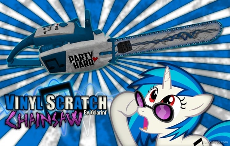 Vinyl Scratch chainsaw