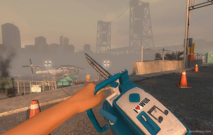 Vinyl Scratch chainsaw