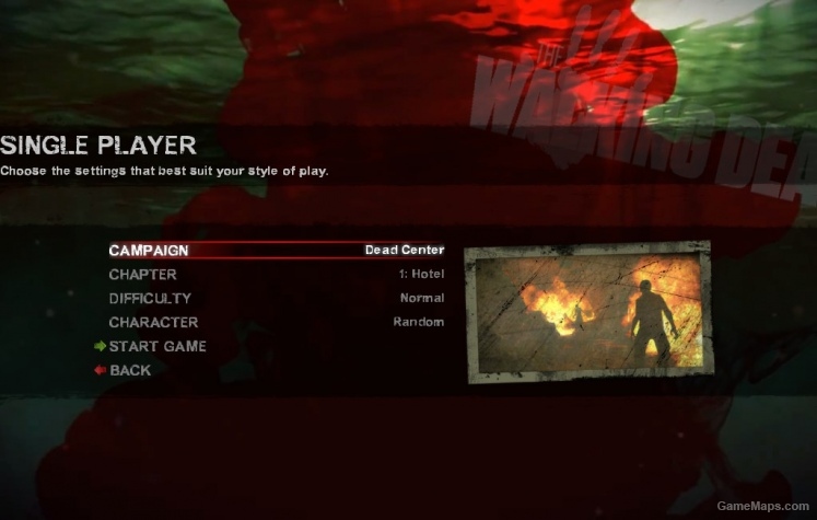 walking dead menu logo