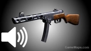 WaW PPSh-41 sound for Uzi, MP5, AK, and SG552