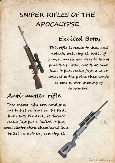 Weapons of the apocalypse - BETA