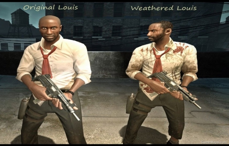 Weathered Louis (Dark) With Scarred head