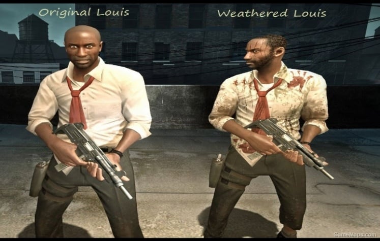 Weathered Louis (Dark) With Scarred head