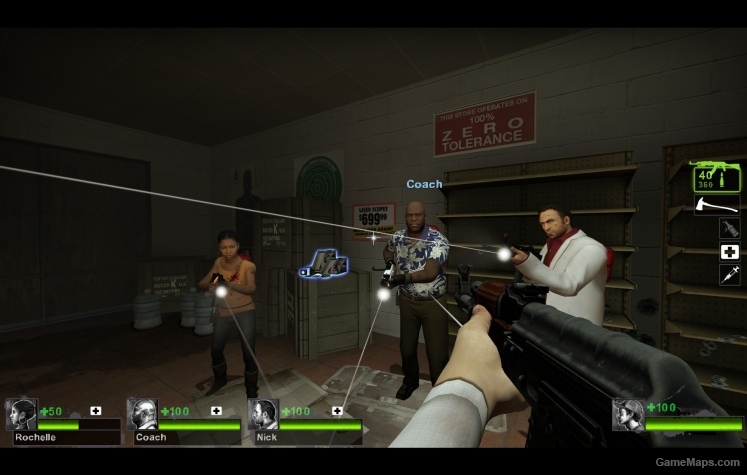 White Laser Sights