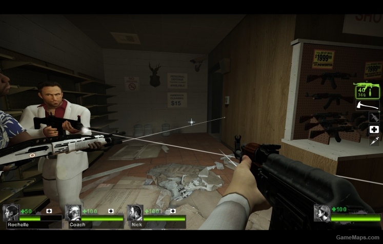 White Laser Sights