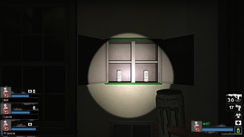 White Monster Zero Sugar Ultra (Pills) [Add hud icon, Sound Ver]