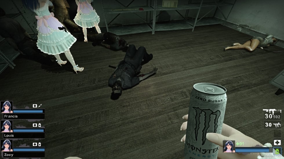 White Monster Zero Sugar Ultra (Pills) [Add hud icon, Sound Ver]
