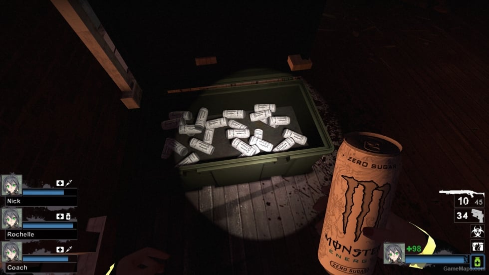 White Monster Zero Sugar Ultra (Pills) [Add hud icon, Sound Ver]