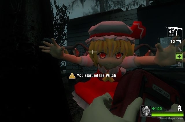 Witch Mod - Flandre as The Witch - She's right in your face!! Witch Mod - Flandre as The Witch