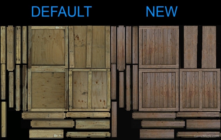 Wooden crates retexture
