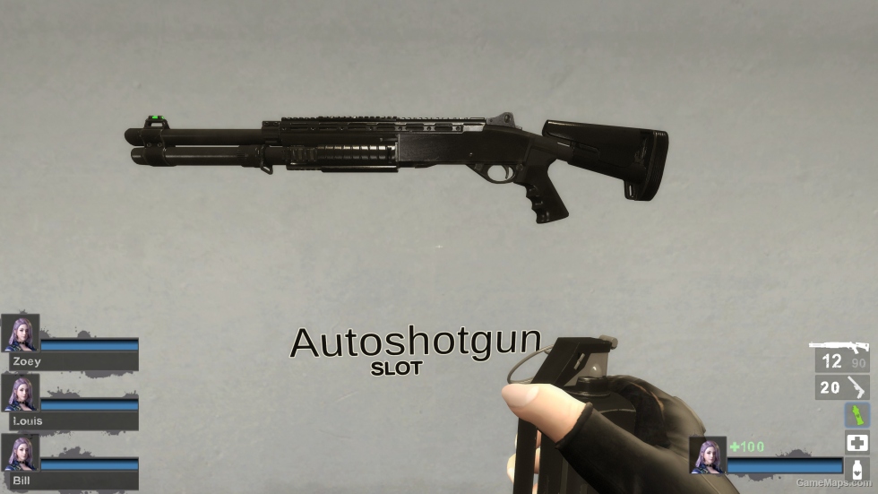WWZ S890 (No Scope_NoSilencer) [AutoShotgun] v3