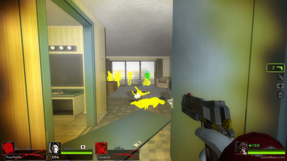 Yellow/Green infected
