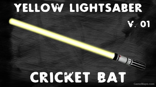 Yellow Lightsaber [Cricket Bat] (Star Wars)
