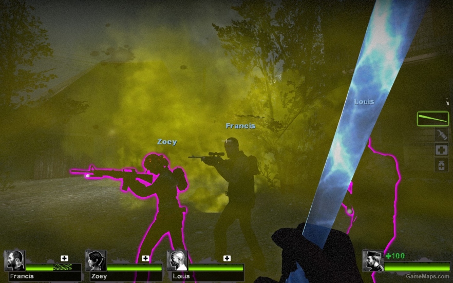 yellow smoker particles