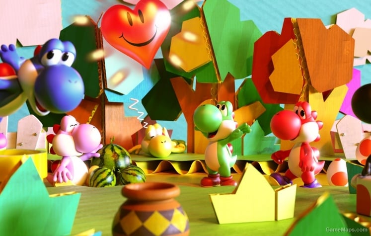 Yoshi's Story - Tank Boss Battle - I love this game. Yoshi's Story - Tank Boss Battle