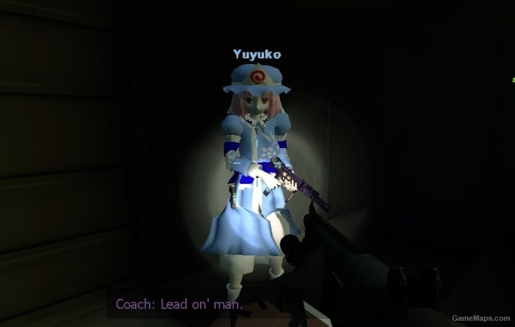 Yuyuko (Coach) - So if she's a ghost, did she put a deagle in her mouth and shoot? Yuyuko (Coach)
