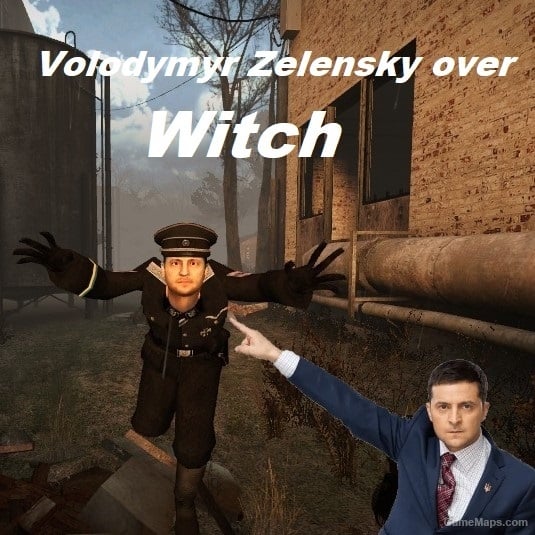 zelensky as witch