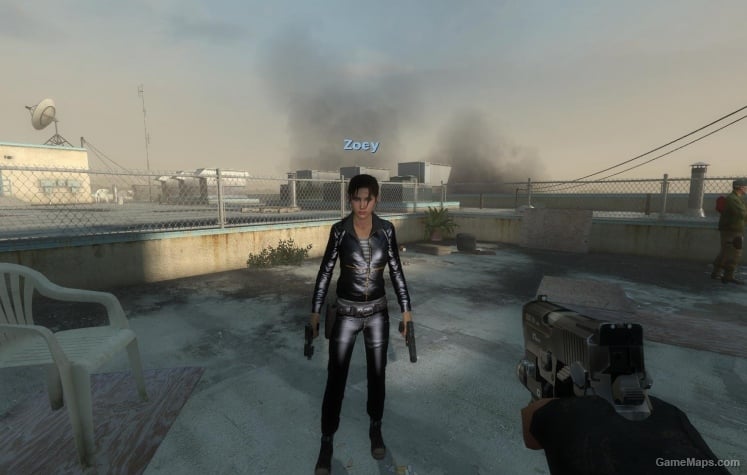 Zoey Bent for Leather L4D2 - Frontside Zoey Bent for Leather L4D2