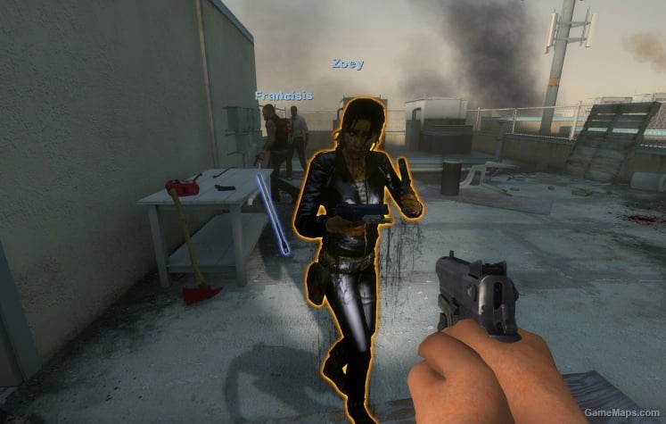 Zoey Bent for Leather L4D2