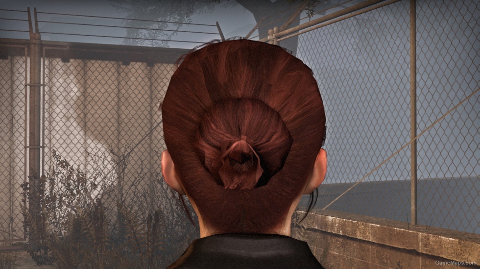 Zoey Hair: Tight Bun