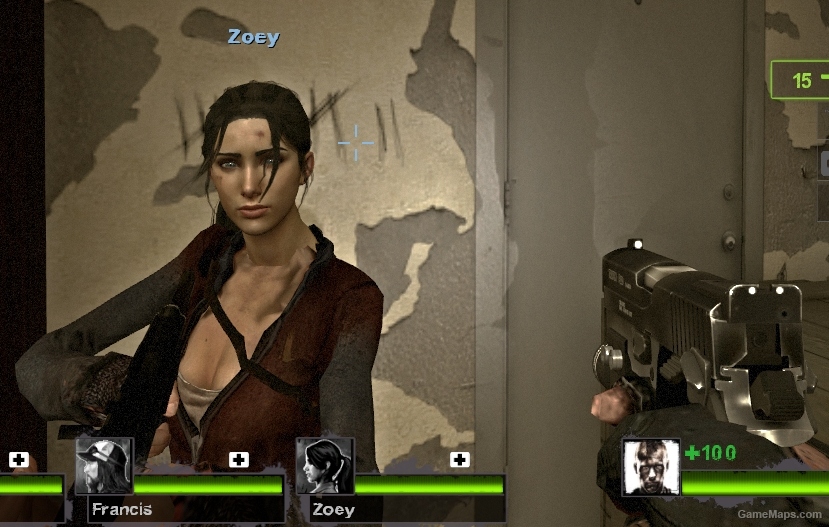Zoey long black hair