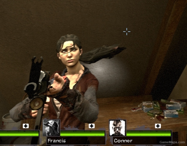 Zoey long black hair