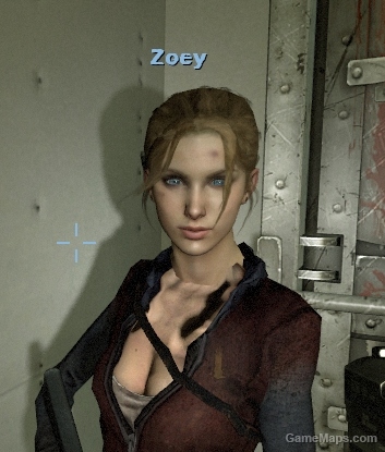 Zoey long blonde hair
