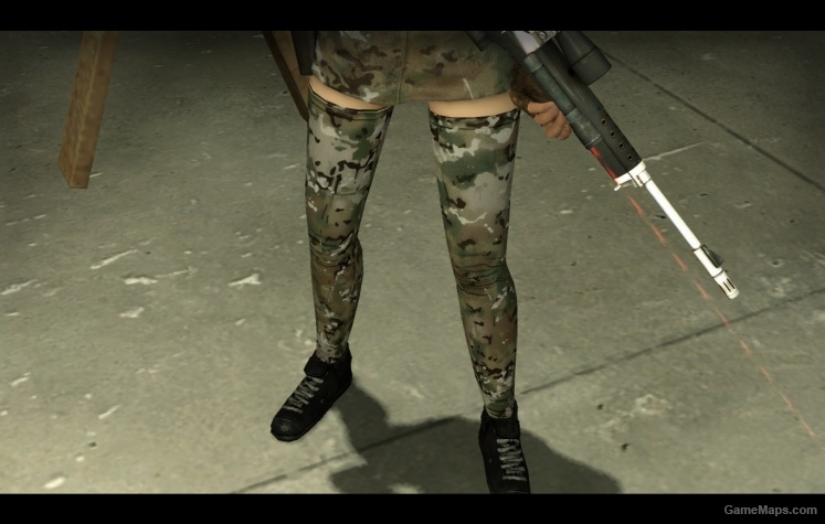 zoey multicam teenangst ponytail l4d2