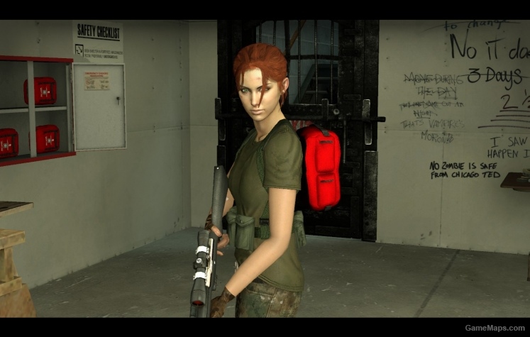 zoey multicam teenangst ponytail l4d2